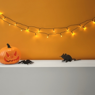 Spooky Hollow Fairy Lights Orange