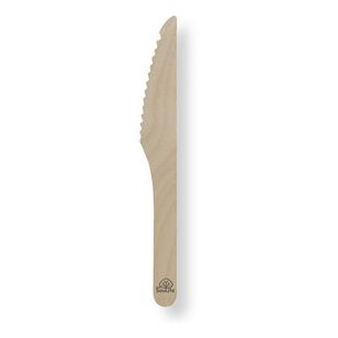 Back to Nature Wooden Cutlery Knifes 20-Pack Natural