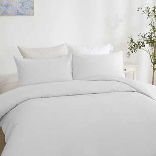 Mode Taylor Waffle Quilt Cover Set White