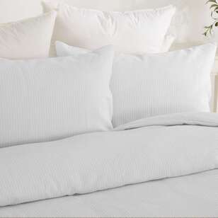 Mode Taylor Waffle Quilt Cover Set White