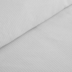 Mode Taylor Waffle Quilt Cover Set White