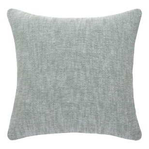 Brampton House Hudson Text Cushion Green 45 x 45 cm