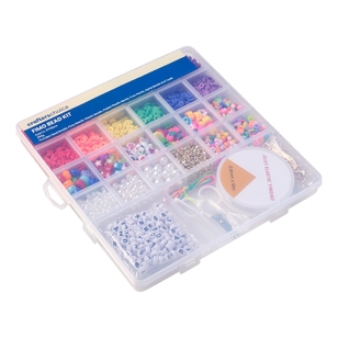 Crafter's Choice Heishi & Faux Pearls Bead Kit Multicoloured