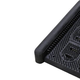 Recycled Boot Scraper Mat Black 35 x 30 cm