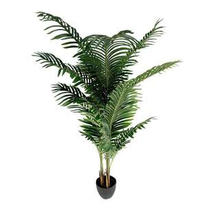 Artificial Large Fern Green & Black 144 cm