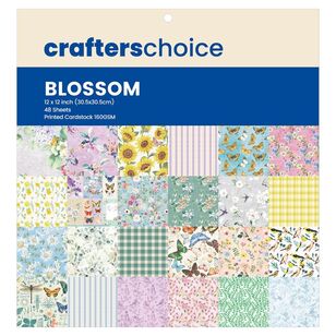 Crafters Choice 12 x 12" Blossom Paper Pad Blossom 12 x 12 in