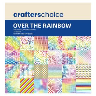 Crafters Choice 12 x 12" Over the Rainbow Paper Pad Over The Rainbow 12 x 12 in