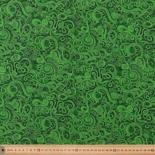 Swirly Blender 112 cm Cotton Fabric Emerald 112 cm