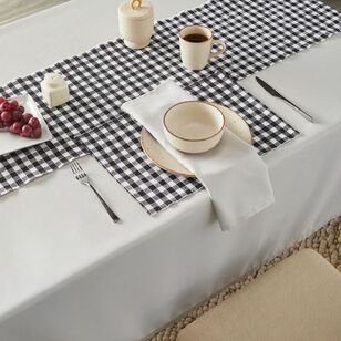 KOO Elsa Table Runner Black & White 35 x 150 cm