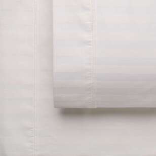 Eminence Dobby 1500 Thread Count Sheet Set White