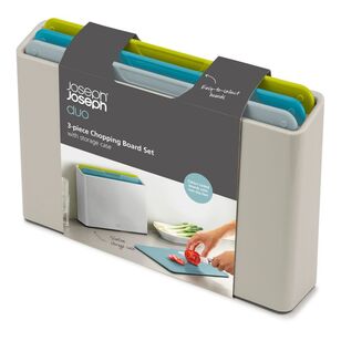 Joseph Joseph Duo Chopping Board 3 Piece Set Opal