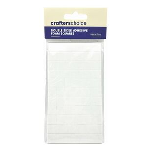 Crafters Choice Double Sided Adhesive Foam Squares White 12 mm