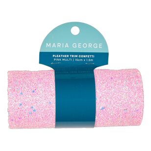 Maria George Confetti Pleather Trim Multicoloured 15 cm x 1.5 m