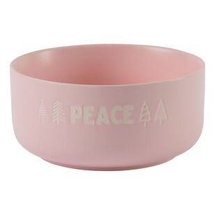 Culinary Co Christmas Peace Bowl Set White