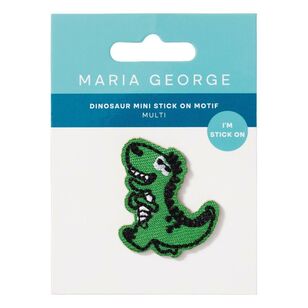 Maria George Mini Dinosaur Stick On Motif Multicoloured