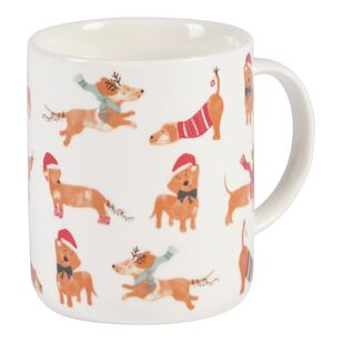 Jolly & Joy Christmas Dogs Mug Multicoloured 400 mL