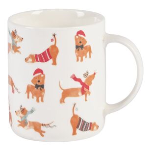 Jolly & Joy Christmas Dogs Mug Multicoloured 400 mL