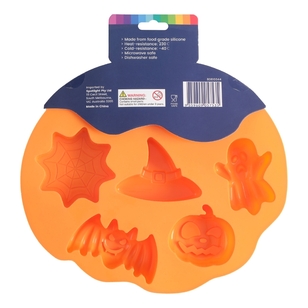 Spartys Halloween Silicone Mould Orange