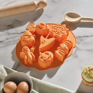 Spartys Halloween Silicone Mould Orange