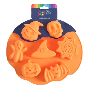 Spartys Halloween Silicone Mould Orange