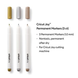 Cricut Joy Metallic Markers 3 Pack Gold & Silver & Copper