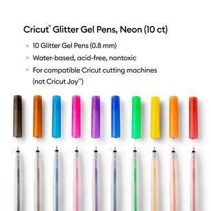 Cricut Glitter Gel Pens 10 Pack Rainbow
