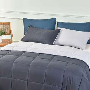 Mode Charlie Reversible Comforter Set Black