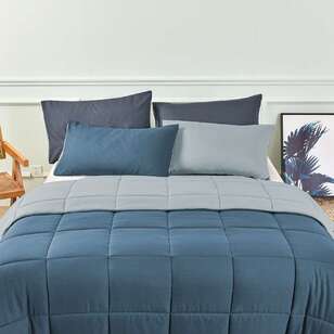 Mode Charlie Reversible Comforter Set Navy