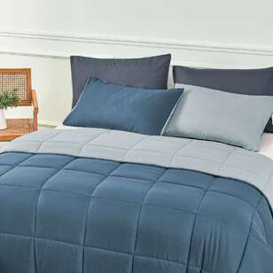 Mode Charlie Reversible Comforter Set Navy