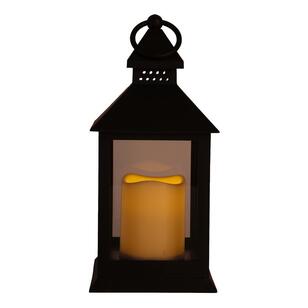 Jolly & Joy LED Candle Lantern Black 10.5 x 24 cm