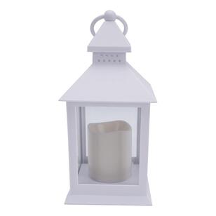 Jolly & Joy LED Candle Lantern White 10.5 x 24 cm