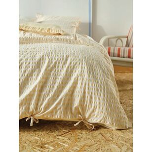 Linen House Ferrara Quilt Cover Set Sand