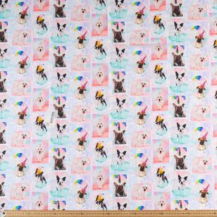 Pet Portraits 112 cm Cotton Fabric Multicoloured 112 cm