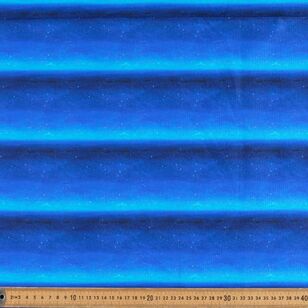 Edge Of The Galaxy 112 cm Cotton Fabric Blue 112 cm