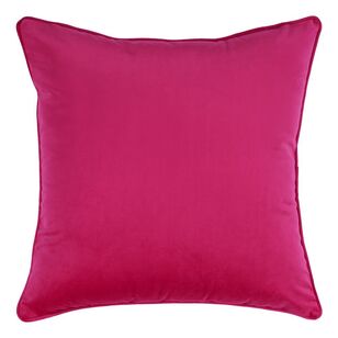 Limon Eve Ply Velvet Cushion Cerise / Pink 45 x 45 cm