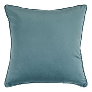 Limon Eve Ply Velvet Cushion Mineral Blue 45 x 45 cm