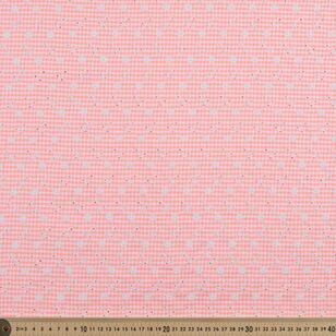 Embroidered Yarn Dyed Gingham 145 cm Suiting Fabric Mango 145 cm