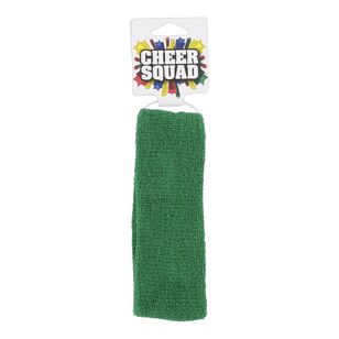 Cheer Squad Sweat Headband 1 Pack Green