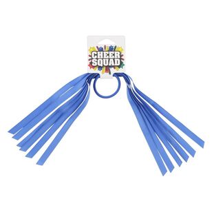 Cheer Squad Hair Ring with Ribbon Blue