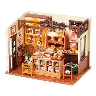 Robotime Rolife Becka's Baking House Mini House Kit Multicoloured