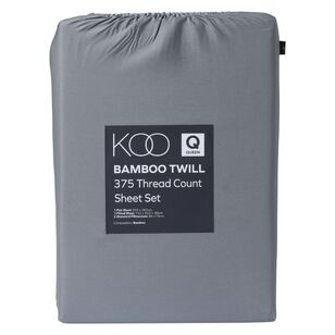 KOO Bamboo 375 Thread Count Sheet Set Blue