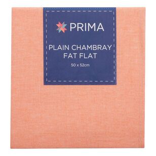 Prima Plain Chambray Fat Flat Pumpkin 50 x 52 cm