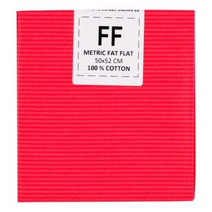 Micro Stripe Blender Cotton Flat Fat Red 50 x 52 cm