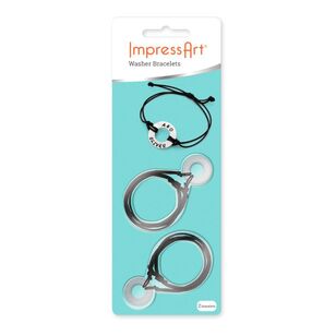 Impressart Washer Bracelets Multicoloured