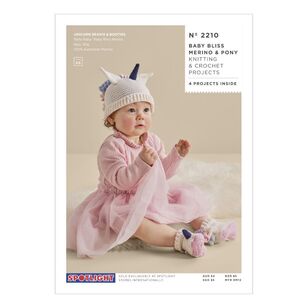 Baby Bliss Merina & Pony Booklet #2210 Multicoloured