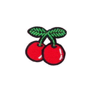 Make It Cherries Iron On Motif Multicoloured