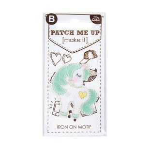 Make It Unicorn Iron On Motif Multicoloured 4 x 4.7 cm