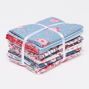 Vintage Bouquet 12 Piece Fat Quarter Bundle Multicoloured 50 x 52 cm