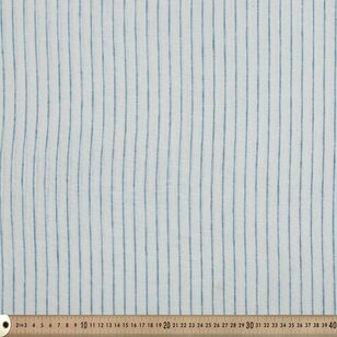 Stripes 145 cm Polando Fabric Blue Pin Stripe 145 cm