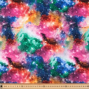 Rainbow Nebula 112 cm Cotton Fabric Multicoloured 112 cm